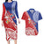 Tonga and Samoa Rugby Custom Couples Matching Long Sleeve Bodycon Dress and Hawaiian Shirt Ikale Tahi Manu Samoa Together - Polynesian Pride
