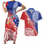 Tonga and Samoa Rugby Custom Couples Matching Short Sleeve Bodycon Dress and Hawaiian Shirt Ikale Tahi Manu Samoa Together - Polynesian Pride