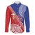 Tonga and Samoa Rugby Custom Family Matching Long Sleeve Bodycon Dress and Hawaiian Shirt Ikale Tahi Manu Samoa Together - Polynesian Pride