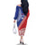 Tonga and Samoa Rugby Custom Family Matching Off The Shoulder Long Sleeve Dress and Hawaiian Shirt Ikale Tahi Manu Samoa Together - Polynesian Pride