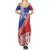 Tonga and Samoa Rugby Custom Family Matching Summer Maxi Dress and Hawaiian Shirt Ikale Tahi Manu Samoa Together - Polynesian Pride