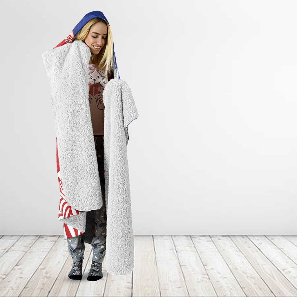 Tonga and Samoa Rugby Custom Hooded Blanket Ikale Tahi Manu Samoa Together - Polynesian Pride