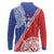 Tonga and Samoa Rugby Custom Long Sleeve Polo Shirt Ikale Tahi Manu Samoa Together - Polynesian Pride