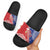 Tonga and Samoa Rugby Custom Slide Sandals Ikale Tahi Manu Samoa Together - Polynesian Pride