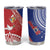Tonga and Samoa Rugby Tumbler Cup Ikale Tahi Manu Samoa Together - Polynesian Pride