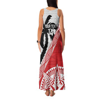 Fiji and Tonga Rugby Custom Family Matching Tank Maxi Dress and Hawaiian Shirt Flying Fijians Ikale Tahi Together Pacific LT14 - Polynesian Pride