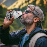 Fiji an Samoa Rugby 4 in 1 Can Cooler Tumbler Flying Fijians Manu Samoa Together Pacific - Polynesian Pride