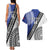 Fiji an Samoa Rugby Custom Couples Matching Tank Maxi Dress and Hawaiian Shirt Flying Fijians Manu Samoa Together Pacific - Polynesian Pride