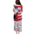USA and Japan Rugby Custom Family Matching Puletasi and Hawaiian Shirt Eagles Brave Blossoms Together Pacific - Polynesian Pride