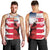 USA and Japan Rugby Custom Men Tank Top Eagles Brave Blossoms Together Pacific - Polynesian Pride