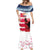USA and Japan Rugby Custom Mermaid Dress Eagles Brave Blossoms Together Pacific - Polynesian Pride