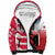 USA and Japan Rugby Custom Sherpa Hoodie Eagles Brave Blossoms Together Pacific - Polynesian Pride