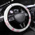 USA and Japan Rugby Steering Wheel Cover Eagles Brave Blossoms Together Pacific - Polynesian Pride