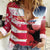 USA and Japan Rugby Custom Women Casual Shirt Eagles Brave Blossoms Together Pacific - Polynesian Pride