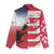 USA and Japan Rugby Custom Women Casual Shirt Eagles Brave Blossoms Together Pacific - Polynesian Pride