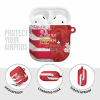 Canada and Japan Rugby Custom AirPods Case Canucks Brave Blossoms Together Pacific - Polynesian Pride