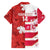 Canada and Japan Rugby Custom Family Matching Off The Shoulder Long Sleeve Dress and Hawaiian Shirt Canucks Brave Blossoms Together Pacific - Polynesian Pride