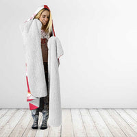 Canada and Japan Rugby Custom Hooded Blanket Canucks Brave Blossoms Together Pacific - Polynesian Pride