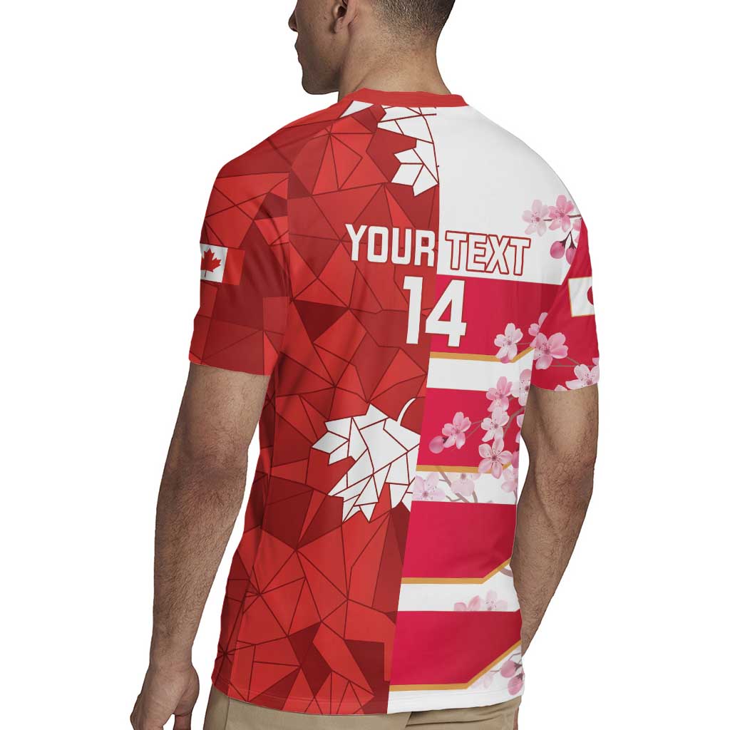 Canada and Japan Rugby Custom Rugby Jersey Canucks Brave Blossoms Together Pacific - Polynesian Pride
