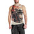 Samurai Warrior Japan Men Tank Top Red-blossomed Tree Classic Japanese Stylized - Polynesian Pride