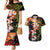 Hawaiian and Japanese Couples Matching Mermaid Dress and Hawaiian Shirt Koi Fish With Kanaka Polynesian Tattoo - Polynesian Pride