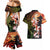 Hawaiian and Japanese Couples Matching Mermaid Dress and Hawaiian Shirt Koi Fish With Kanaka Polynesian Tattoo - Polynesian Pride