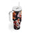 Hawaiian and Japanese Tumbler With Handle Koi Fish With Kanaka Polynesian Tattoo - Polynesian Pride