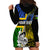 Personalised South Sea Islanders Hoodie Dress Kanakas With New Caledonia Coat Of Arms LT14 - Polynesian Pride