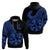 Polynesia Hoodie Fish Hook Tattoo Go Fishing Polynesian Pattern Blue LT14 - Polynesian Pride