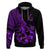 Polynesia Hoodie Fish Hook Tattoo Go Fishing Polynesian Pattern Purple LT14 Purple - Polynesian Pride