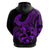 Polynesia Hoodie Fish Hook Tattoo Go Fishing Polynesian Pattern Purple LT14 - Polynesian Pride