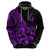 Polynesia Hoodie Fish Hook Tattoo Go Fishing Polynesian Pattern Purple LT14 - Polynesian Pride