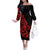 polynesia-family-matching-off-shoulder-long-sleeve-dress-and-hawaiian-shirt-fish-hook-tattoo-go-fishing-polynesian-pattern-red