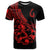 Polynesia T Shirt Fish Hook Tattoo Go Fishing Polynesian Pattern Red LT14 Red - Polynesian Pride