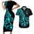 polynesia-couples-matching-short-sleeve-bodycon-dress-and-hawaiian-shirt-fish-hook-tattoo-go-fishing-polynesian-pattern-turquosie