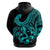 Polynesia Hoodie Fish Hook Tattoo Go Fishing Polynesian Pattern Turquosie LT14 - Polynesian Pride