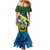 solomon-islands-family-matching-mermaid-dress-and-hawaiian-shirt-tropical-leaves-with-melanesian-pattern