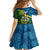 solomon-islands-kid-short-sleeve-dress-tropical-leaves-with-melanesian-pattern