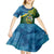 solomon-islands-kid-short-sleeve-dress-tropical-leaves-with-melanesian-pattern