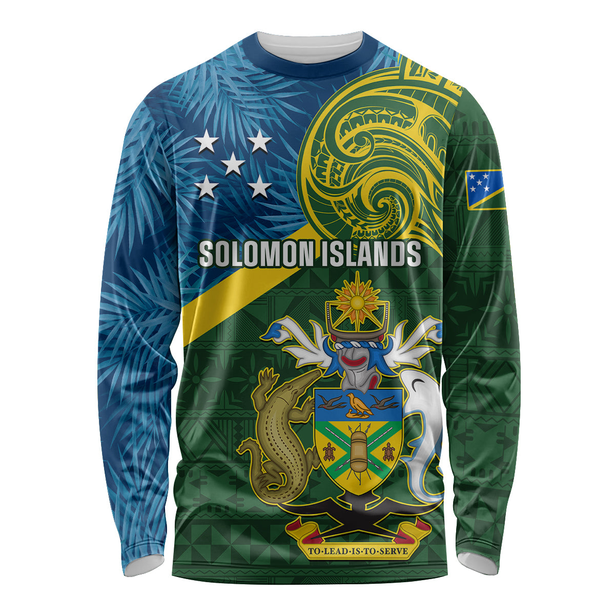 solomon-islands-long-sleeve-shirt-tropical-leaves-with-melanesian-pattern