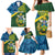 Personalised Solomon Islands Family Matching Mermaid Dress and Hawaiian Shirt Tropical Leaves With Melanesian Pattern LT14 - Polynesian Pride