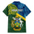 Personalised Solomon Islands Hawaiian Shirt Tropical Leaves With Melanesian Pattern LT14 - Polynesian Pride