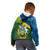 Personalised Solomon Islands Kid Hoodie Tropical Leaves With Melanesian Pattern LT14 - Polynesian Pride