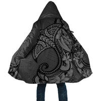 Polynesia Manta Ray Tattoo Cloak Tropical Plumeria Gray Polynesian Pattern LT14 Unisex Gray - Polynesian Pride