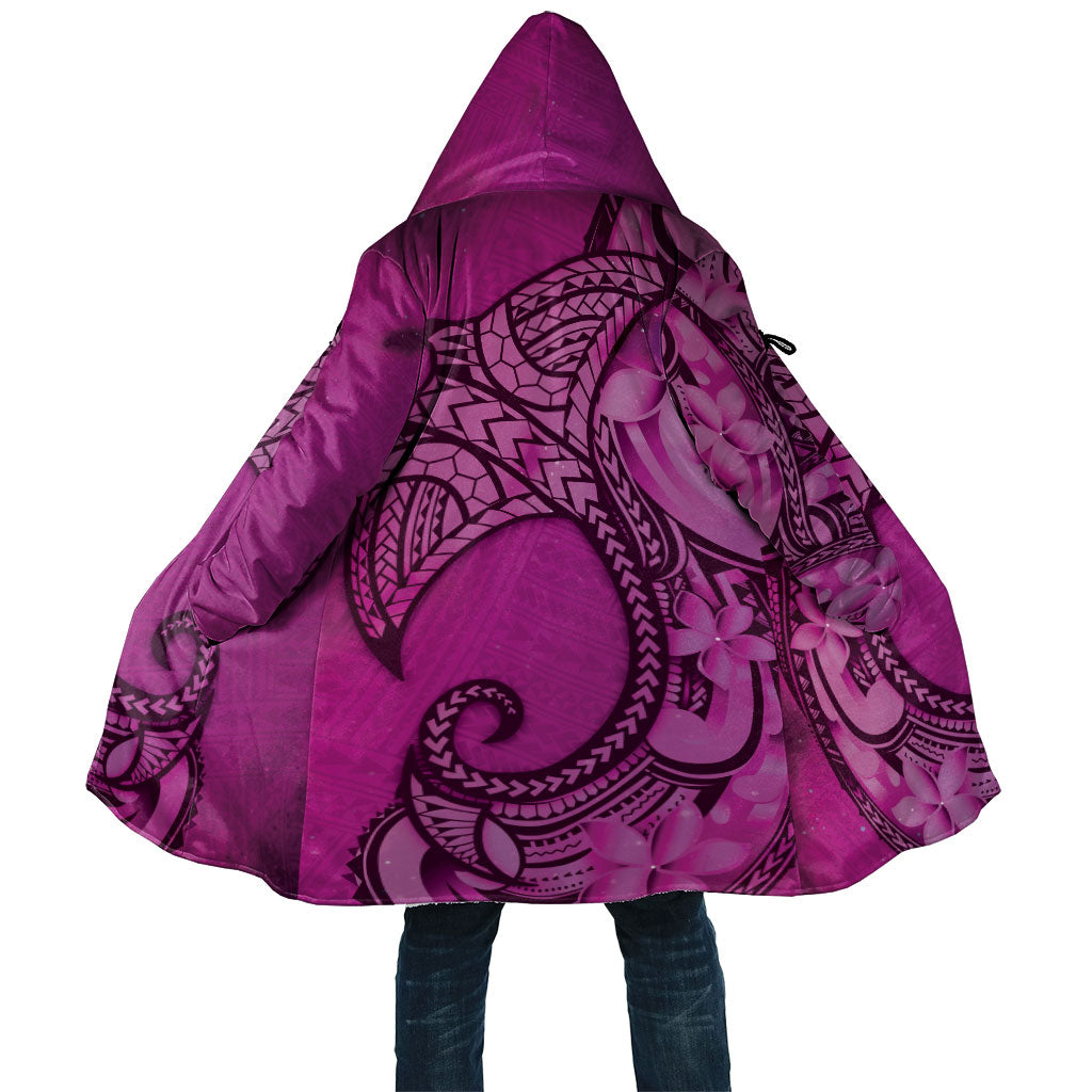 Polynesia Manta Ray Tattoo Cloak Tropical Plumeria Pink Polynesian Pattern LT14 Unisex Pink - Polynesian Pride