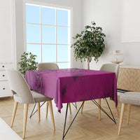 Polynesia Manta Ray Tattoo Tablecloth Tropical Plumeria Pink Polynesian Pattern LT14 - Polynesian Pride