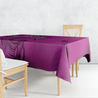 Polynesia Manta Ray Tattoo Tablecloth Tropical Plumeria Pink Polynesian Pattern LT14 - Polynesian Pride