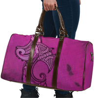 Polynesia Manta Ray Tattoo Travel Bag Tropical Plumeria Pink Polynesian Pattern LT14 - Polynesian Pride