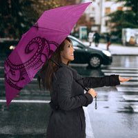 Polynesia Manta Ray Tattoo Umbrella Tropical Plumeria Pink Polynesian Pattern LT14 - Polynesian Pride