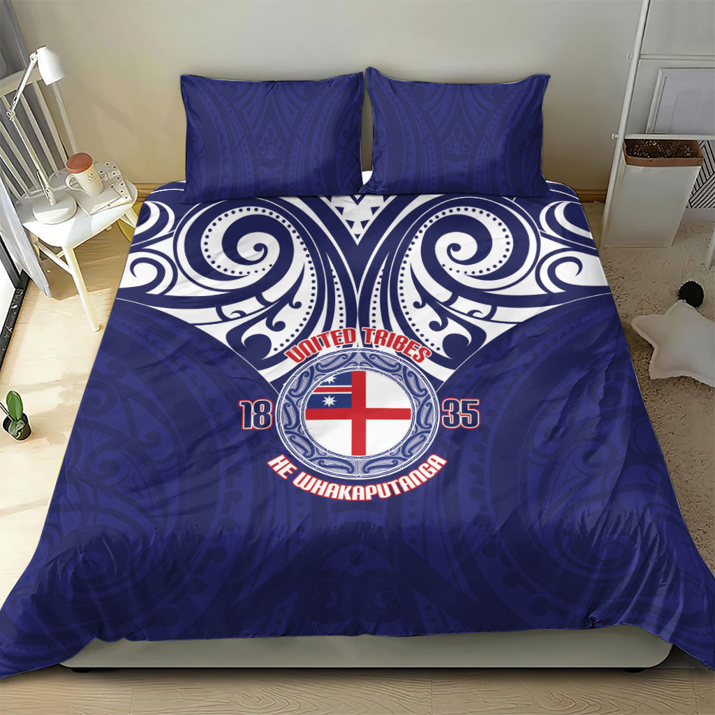 New Zealand United Tribes Te Kara Bedding Set He Whakaputanga Maori Pattern LT14 - Polynesian Pride
